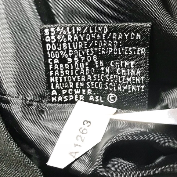 Kasper A.S.L. Dresses Black Career Style Dress - Picture 6 of 6